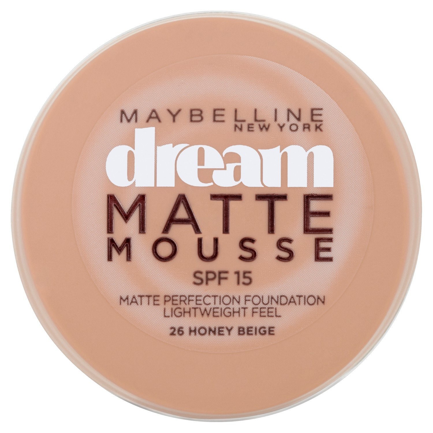 Maybelline Dream Matte Mousse Foundation - 26 Honey Beige