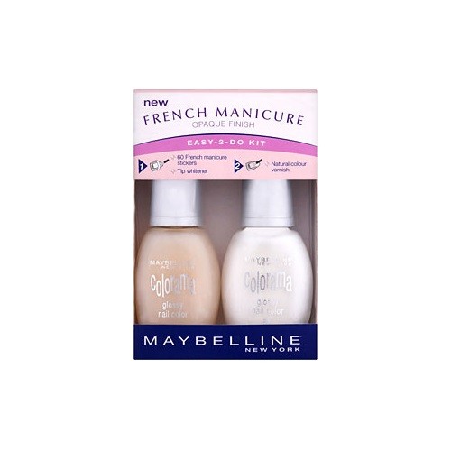 Maybelline French Manicure Easy-2-Do-Kit - 70 Ballerina & 51 French White