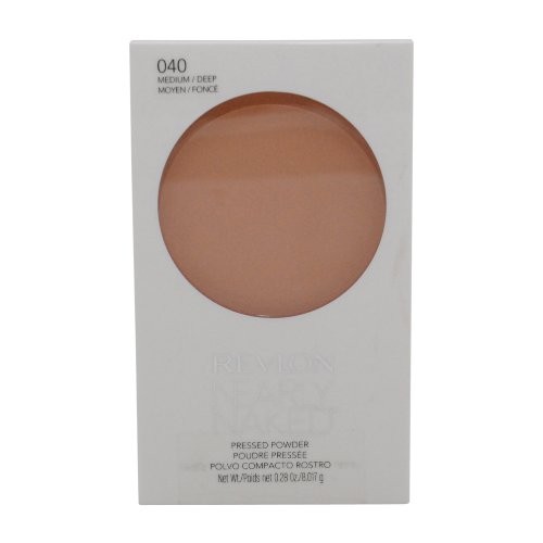 Revlon Nearly Naked Pressed Powder - 040 Medium  Deep