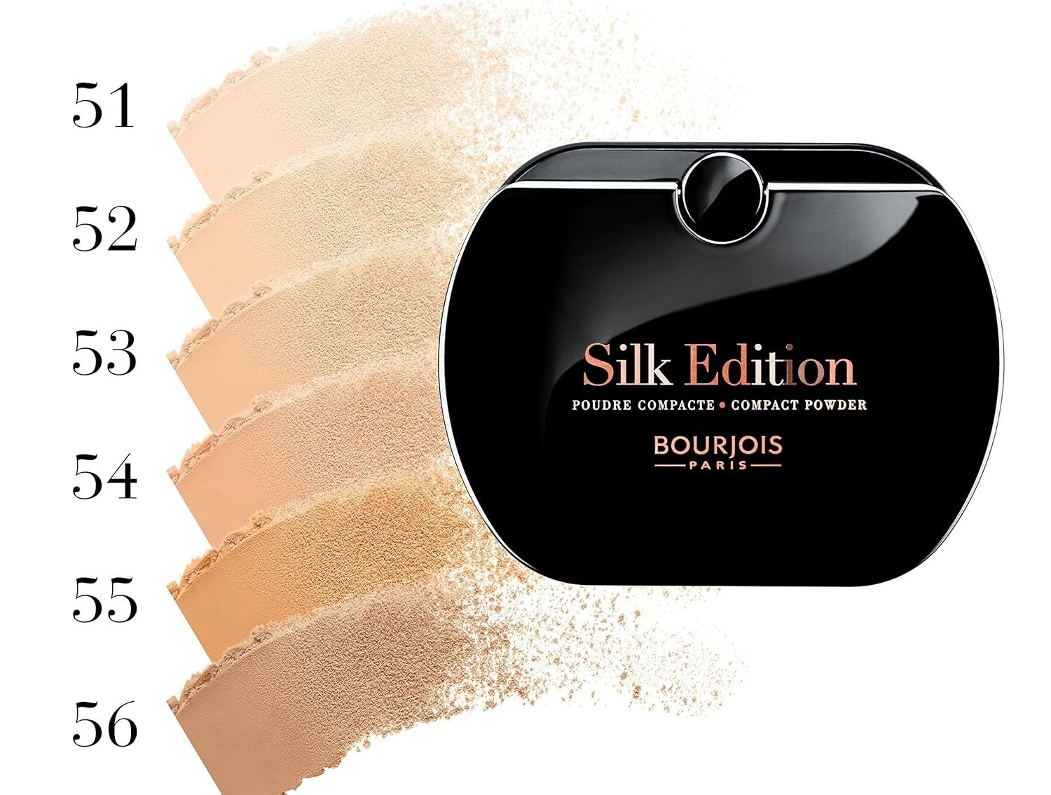 Bourjois Poudre Compact Silk Edition Powder - 55 Golden Honey