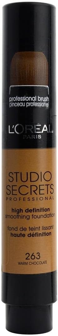 L'Oreal Studio Secrets High Definition Smoothing Foundation - 263 Warm Chocolate