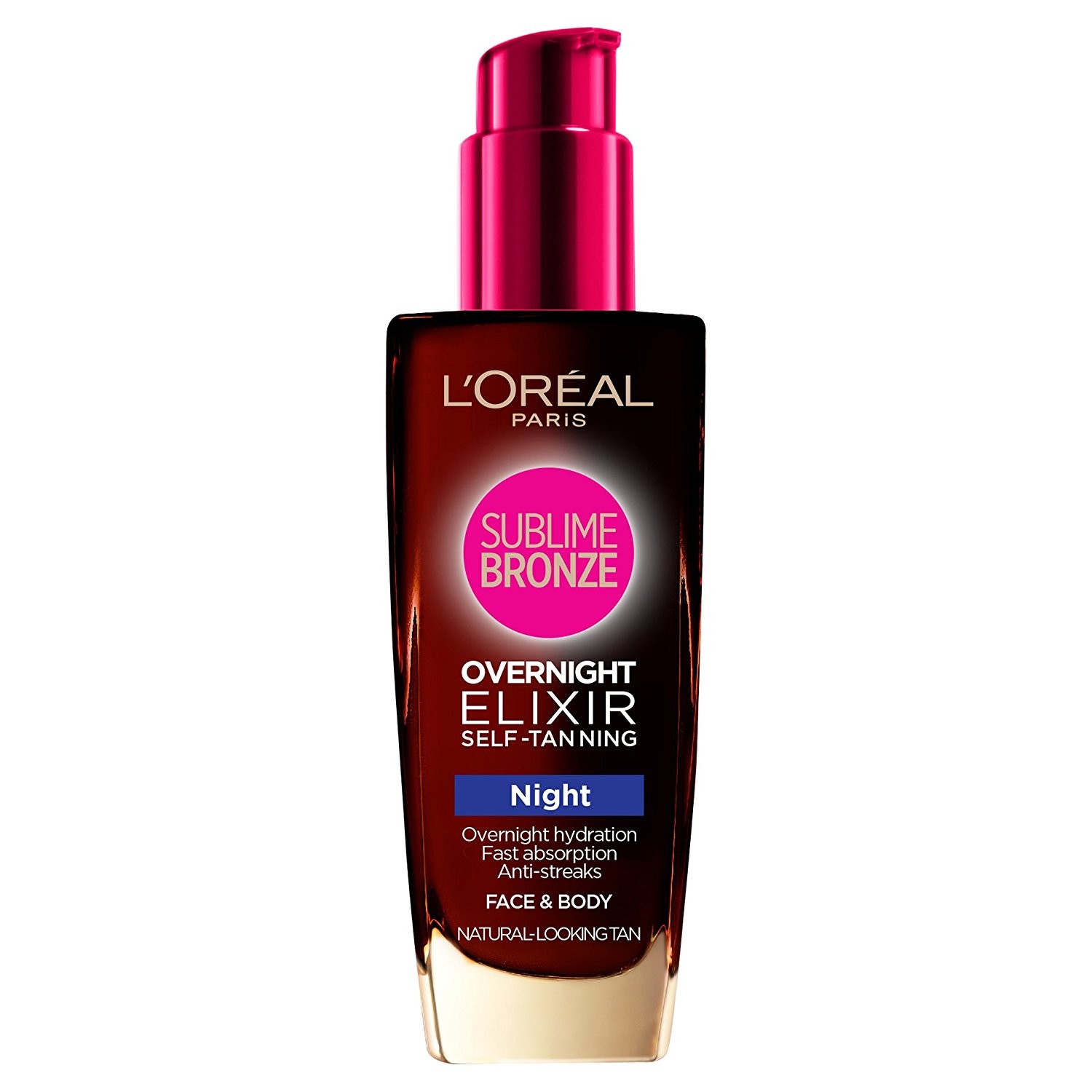 L'Oreal Paris Sublime Bronze Overnight Elixir Self Tan 100ML
