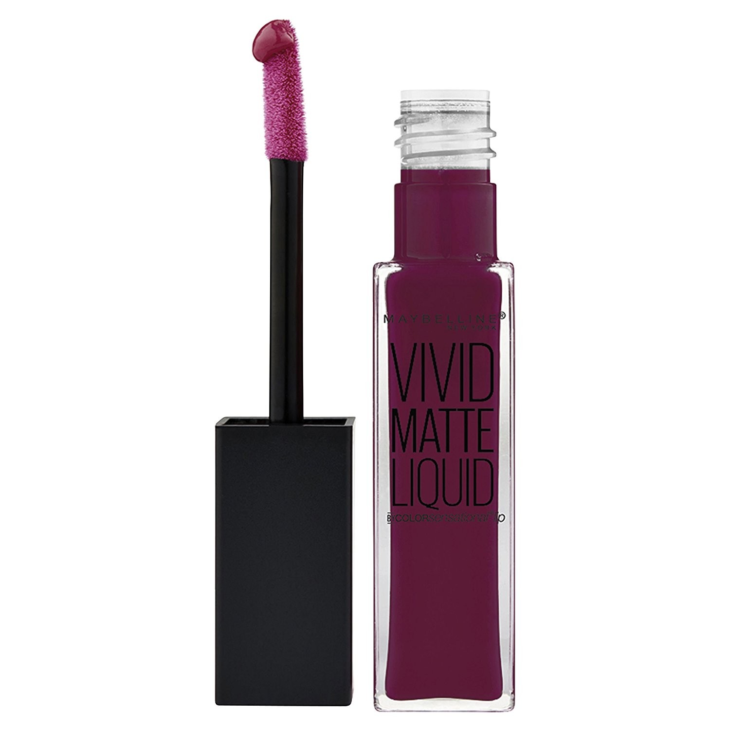 Maybelline Color Sensational Vivid Matte Liquid Lipstick – 45 Possessed Plum