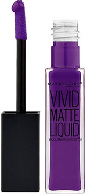 Maybelline Color Sensational Vivid Matte Liquid Lipstick – 43 Vivid Violet