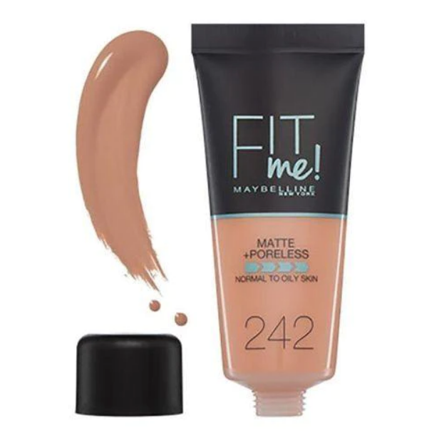 Maybelline Fit Me Matte & Poreless Foundation - 242 Light Honey