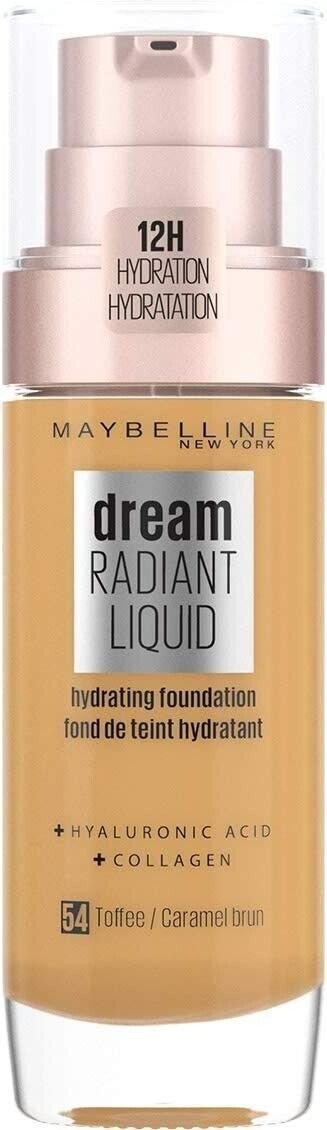 Maybelline Dream Radiant Liquid Foundation - 54 Toffee