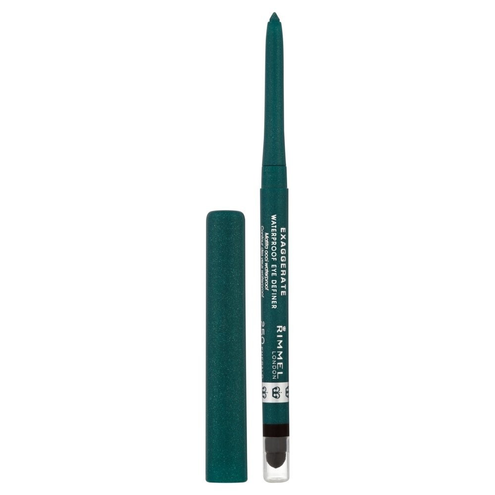 Rimmel Exaggerate Waterproof Eye Definer - 250 Emerald Sparkle