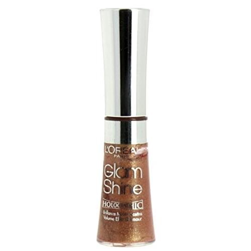 L'Oreal Glam Shine Holographic Lip Gloss - 82 Gold Cappuccino