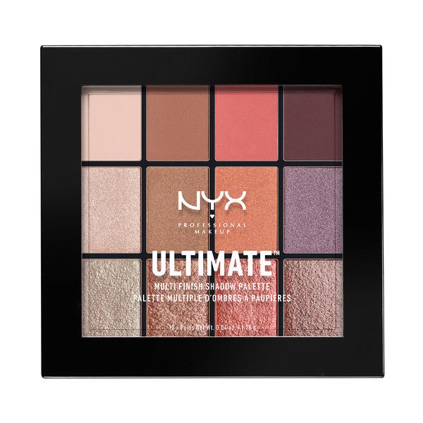 NYX Professional Makeup Ultimate Multi-Finish Shadow Palette – Warm Rust