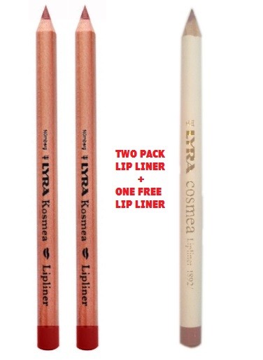 LYRA Lip Liner Pencil 2 PACK + FREE Lip Pencil