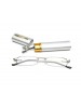 Ultra Slim Compact Unisex Light Weight Reading Glasses Silver(+3.00)